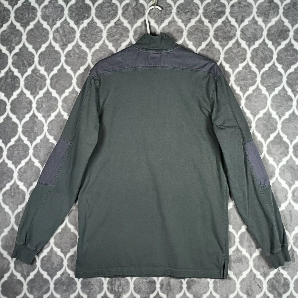 Jordan Jumpman Quarter Zip Shirt Men XLT Gray Elephant Print Collar Long Sleeve